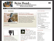 Tablet Screenshot of beim-hund.de